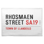 Rhosmaen Street  Placemats