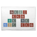 Geeky
 Dads
 Are the
 Best Dads  Placemats
