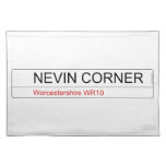     NEVIN CORNER  Placemats