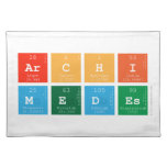 ARCHI
 MEDES  Placemats