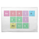 Archie
 Dwi
 Amira  Placemats