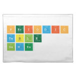 Periodic
 Table
 Games  Placemats