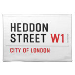 HEDDON STREET  Placemats
