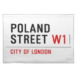 Poland Street  Placemats