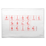 Periodic
 Table
 Writer  Placemats
