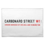 Carbonaro street  Placemats