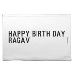 Happy birth day  Ragav  Placemats
