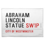 abraham lincoln statue  Placemats