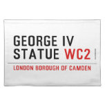 george iv statue  Placemats