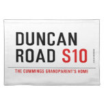 Duncan Road  Placemats