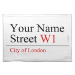 Your Name Street  Placemats