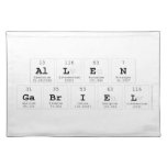 Allen
 Gabriel  Placemats