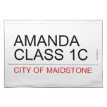 AMANDA class 1C  Placemats