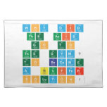 Why did 
 the acid
  go to 
 the gym? 
  To become 
 a buffer 
 solution!   Placemats