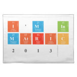 I'M IN
 MATRIC
 2013  Placemats