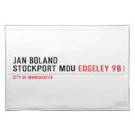 Jan Boland Stockport MDU  Placemats