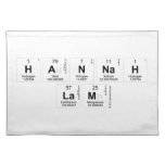 Hannah 
 Lam  Placemats