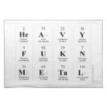 Heavy
 Fukn
 Metal  Placemats