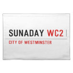 sunaday  Placemats
