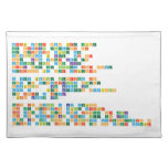 Write your own text using
  the chemical elements of
  the periodic table and
  download as free* PDF or
  PNG. From your name to 
 anything else you like!
  Check out the gallery for some
  creations by our visitors.
 
 A very simple algorithm is
  used to automatically select
  symbols: (bath becomes BaTh),
  add a '|' sign between symbols
  to force a break:
  (B|ath becomes BAtH).
 
 This is still a Beta version
  of the Periodic Table Writer, 
 if you run into any issues or think 
 of an additional feature let us know!
  You can now also download MyFunStudio's 
 Period Table font for use on your computer.  Placemats