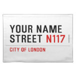 Your Name Street  Placemats