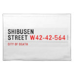 shibusen street  Placemats