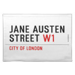 Jane Austen Street  Placemats