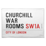 Churchill war rooms  Placemats