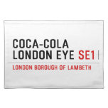 COCA-COLA LONDON EYE  Placemats