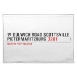 19 dulwich road scottsville  pietermaritzburg  Placemats