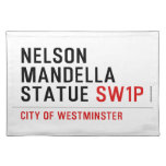 nelson mandella statue  Placemats