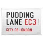 PUDDING LANE  Placemats