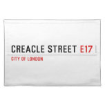 Creacle street  Placemats