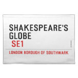 Shakespeare's globe   Placemats