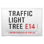 traffic light tree  Placemats
