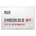 Rue  chocololo  Placemats