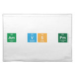 am vs pm  Placemats