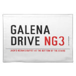 galena drive  Placemats