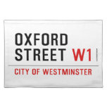 oxford street  Placemats
