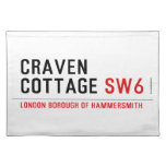 craven cottage  Placemats