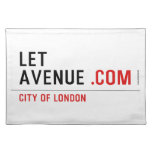 LET  AVENUE  Placemats