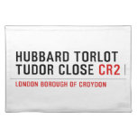 Hubbard Torlot Tudor Close  Placemats