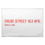 chloe Street  Placemats