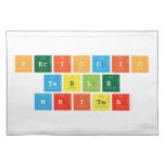 Periodic
 Table
 Writer  Placemats