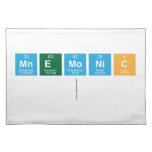 mnemonic
   Placemats