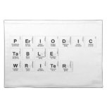 Periodic Table Writer  Placemats