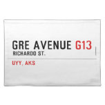 GRE AVENUE  Placemats