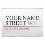 Your Name Street  Placemats