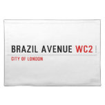 Brazil Avenue  Placemats