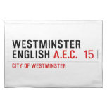Westminster English  Placemats